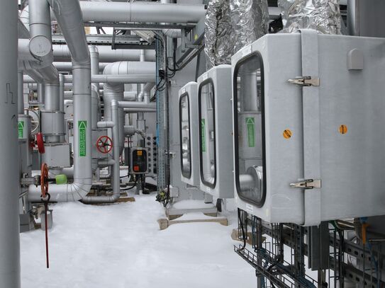 Extremely cold climate