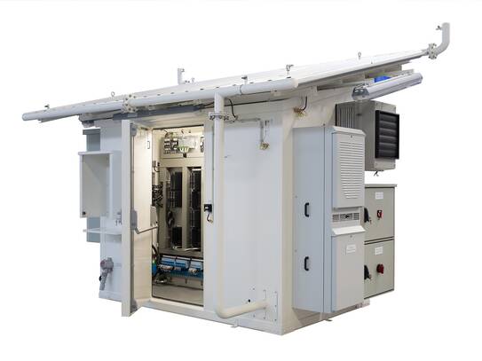 PERI SHELTER with hybrid cooling