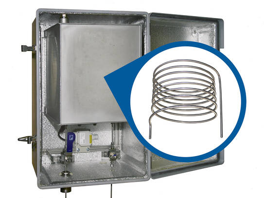 Stainless steel coil in water tank