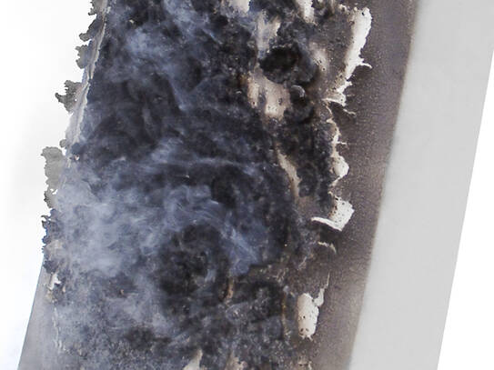 Self-extinguishing properties of GRP