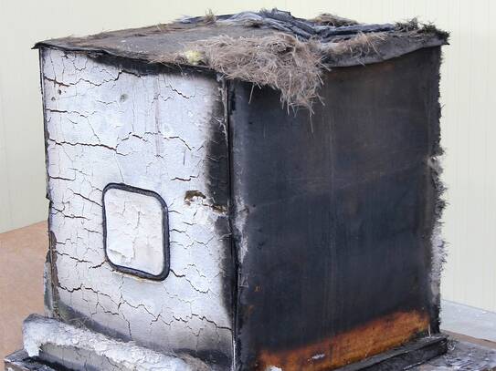 FIRE SHELTER - Fire protection test (3)